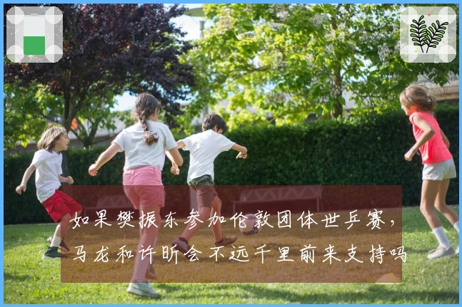 如果樊振东参加伦敦团体世乒赛，马龙和许昕会不远千里前来支持吗？